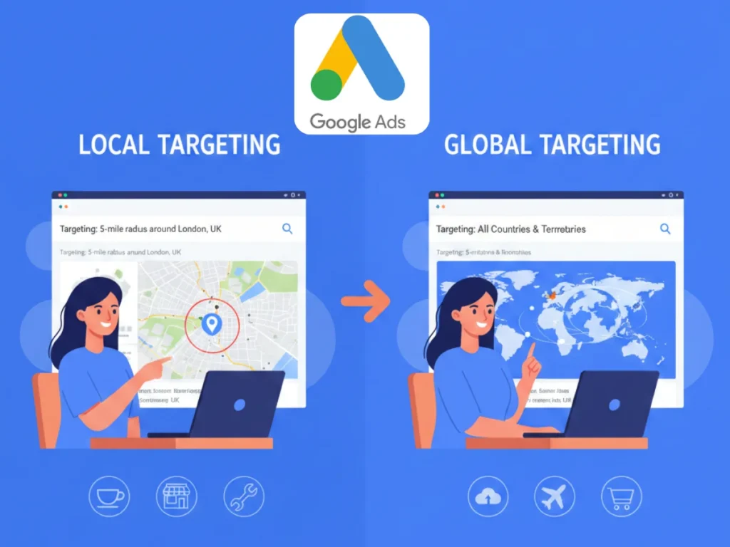 Local vs. Global Targeting in Google Ads: How to Choose the Right Strategy